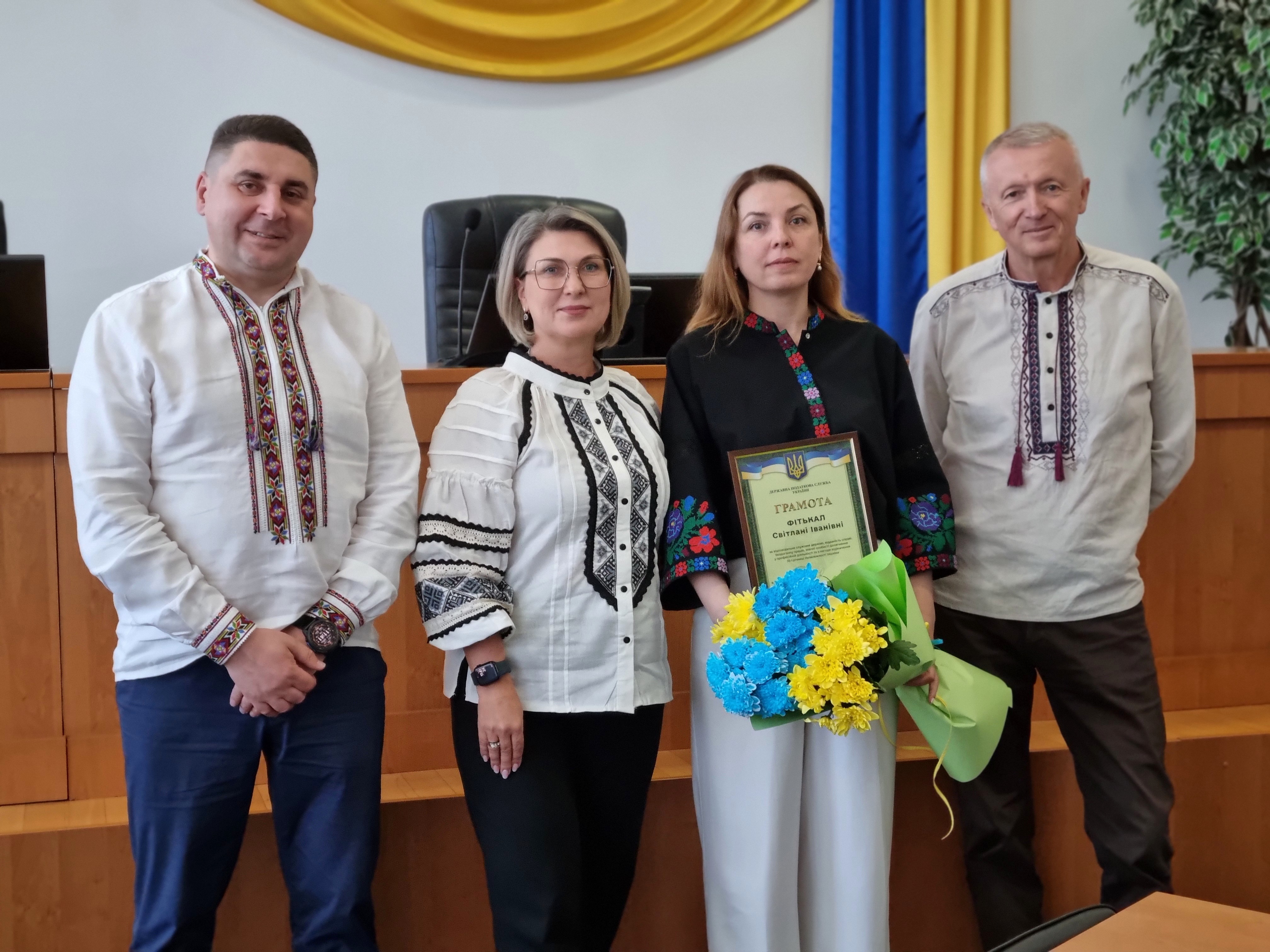 У Головному управлінні ДПС у Хмельницькій області відбулась урочиста нарада до 35-річчя Незалежності України